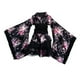 thumbnail image 2 of Kimono corto japonés con estampado floral, bata de baño con flores, disfraz de cosplay para temática XXXL, 2 of 9