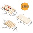 thumbnail image 5 of 3pcs Toys, Hanging Wooden Hamster Squirrel,Rat,Hamster,Chinchilla, 5 of 9