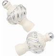 thumbnail image 1 of 20 Pcs Anneaux en Silicone Anti-Perte Diamètre 8mm Noir Non-Perdu O Rings Support Réglable Multifonction Pendentif pour Collier Lanière Stylos Dispositif Porte-Clés Fournitures de Bureau, 1 of 1
