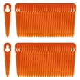 thumbnail image 2 of Cuchillas de repuesto de plástico de 100 piezas compatibles con cuchillas de repuesto para cortadoras de césped, 2 of 5