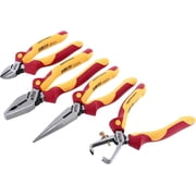 11 pc Insulated Tool Set, Roll-up Pouch, 7 Screwdrivers, 3 Pliers, SAE 32986