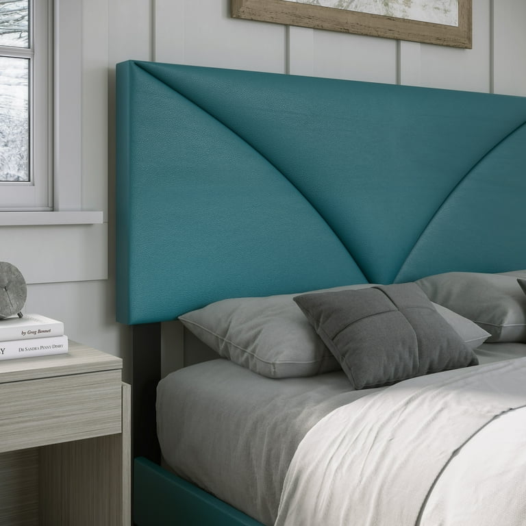 Turquoise upholstered headboard outlet