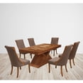 thumbnail image 5 of Comedor 6 Sillas Kessa Muebles Alexa Nogal 180 x 75 x 100 cm 56 x 89 x 48 cm, 5 of 5
