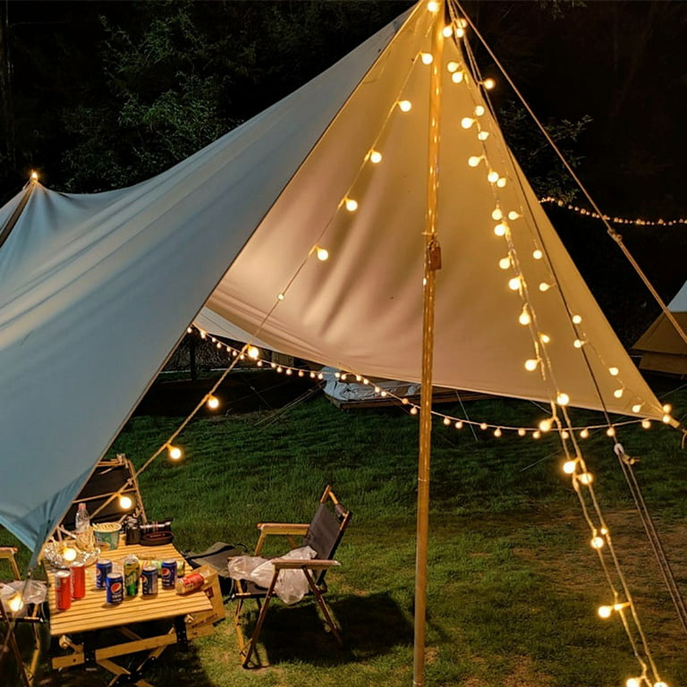 Camping Light Outdoor Tent Ambient Decor LED Strip Lights Portable  Rechargeable Tape Measure Lamp for Garland Holiday Christmas