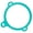 Aqua, variant on West Coast Paracord 3 Hole Water Bottle Safety Ring - Combine Paracord & Other Cables - Create Slings, Holders, and Handles - 2.5"