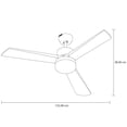 thumbnail image 3 of Ventilador de Techo MASTERFAN  ARIA 52" BLANCO, 3 of 4