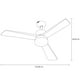 thumbnail image 3 of Ventilador de Techo MASTERFAN  ARIA 52" BLANCO, 3 of 4