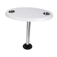 thumbnail image 1 of Mesa de con bloqueo de rosca marina, suministros para mesa de , versátil y multifuncional con portavasos, muebles para para RV al Blanco, 1 of 8