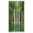 thumbnail image 1 of ABPHQTO Gran cascada de Plitvice Cortina de ducha impermeable de poliéster y ganchos 90x180 cm, 1 of 1