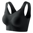thumbnail image 3 of Sujetador fino de soporte para mujer: camiseta sin costuras, sin aros, para pechos grandes, copa semirrígida, transpirable, suaviza la espalda, mejora la postura, sujetador cómodo para todas las es, 3 of 3