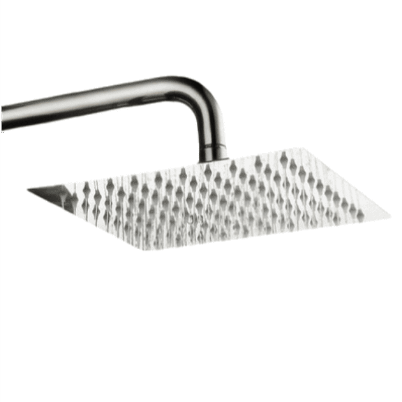 Square Shower Head Rainfall Shower Accessories Stainless Steel Top Bathroom Ultrathin Shower Head Ceiling Install,Brushed Nickel