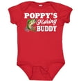 thumbnail image 3 of Inktastic Poppy's Fishing Buddy with White Text Boys Baby Bodysuit, 3 of 5