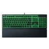 Razer Ornata V3 X Full-Size Wired Membrane Gaming Keyboard for PC, Chroma RGB, Wrist Rest, Black