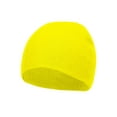 thumbnail image 1 of Short Cuffless Beanies, Neon Yellow, 1 of 2