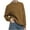 Khaki, variant on Giftesty Sweaters for Women Plus Size Women's Long Sleeved Loose Solid Color Round Neck Pullover Knitted Sweater