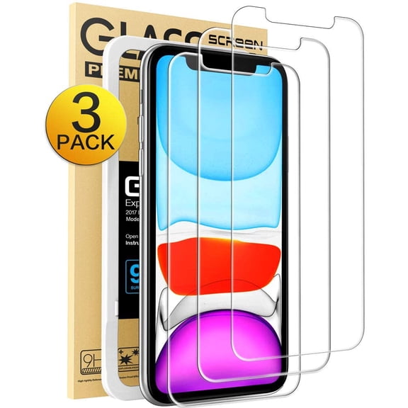 {3 Pack} - iPhone X/Xs/11 Pro Tempered Glass Protector