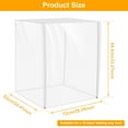 thumbnail image 2 of Bun Pan Rack Cover Bread Rack Cover Transparent PVC with 4 Sided Zipper Universal 10 Tiers Sheet Bun Rack Cover Waterproof and Dustproof for Bakery Home Kitchen, 2 of 11