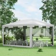 thumbnail image 2 of 10x13ft Party Tent Wedding Gazebo Outdoor Waterproof PE Canopy Shade, 2 of 10