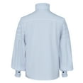 thumbnail image 3 of Bcfgryg Male Vintage Court Shirt Stand Collar Hem Long Sleeve Puff Sleeve Shirt Blouse Men's Slim Fit Dress Shirts, 3 of 5