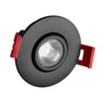 thumbnail image 1 of Nicor Lighting DGD211202KRDBK 2 Po. Projecteur Encastré à Cardan LED Noir - 2700K, 1 of 1