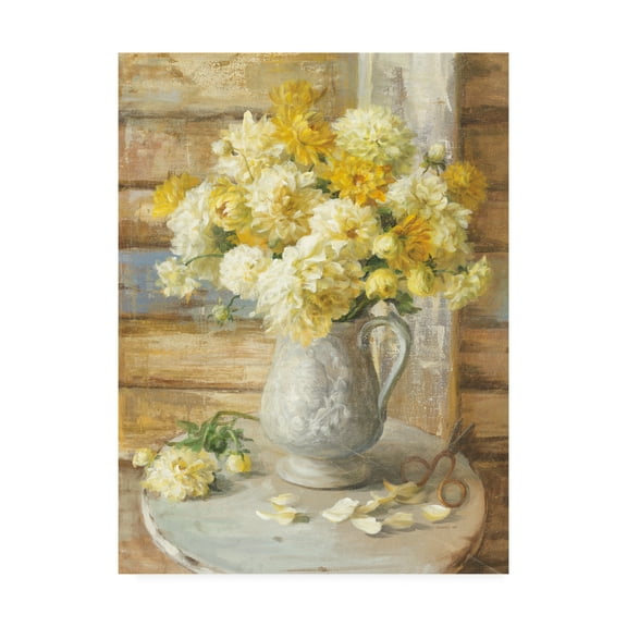 Trademark Fine Art 'From the Garden' Canvas Art by Danhui Nai