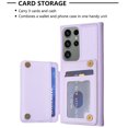 thumbnail image 7 of SaniMore for Samsung Galaxy S23 Ultra (6.8" 2023) Case, Flip PU Leather Diamond-Shaped with Built-in Card Slots, Kickstand and Shockproof Anti-drop Phone Case for S23 Ultra Wallet Shell, Purple, 7 of 7