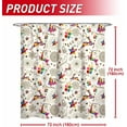 thumbnail image 5 of Christmas Shower Curtain Winter Colourful Gift Elk Snowflake Shower Curtains 72x72 Inch Xmas Christmas Holiday Bathroom Bath Rustic Farmhouse Decor Waterproof Weighted, Sets with 12 Hooks, 5 of 5