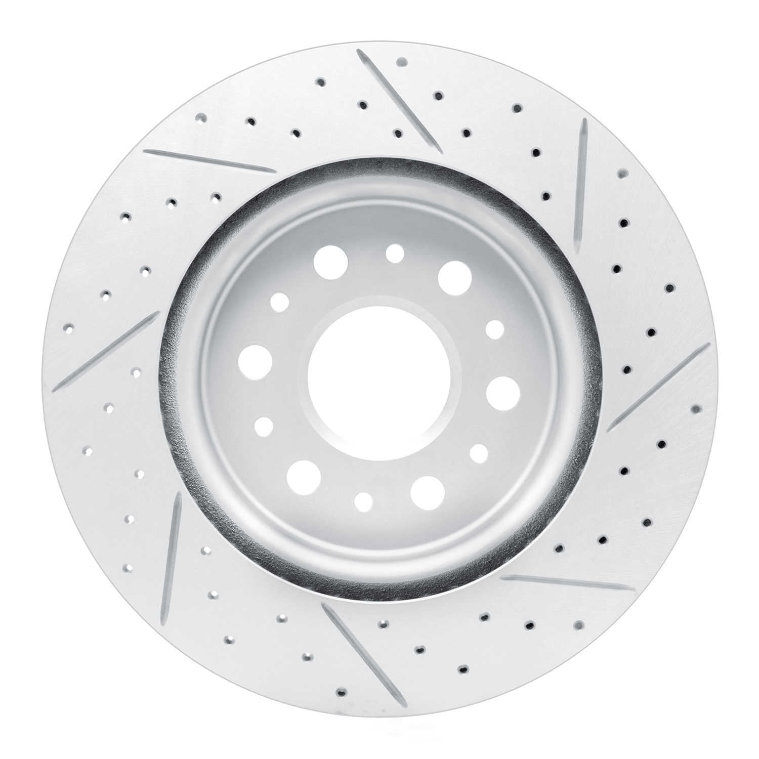 Dynamic Friction Company 830-48000L DFC Geoperformance Rotor - Drilled and Slotted