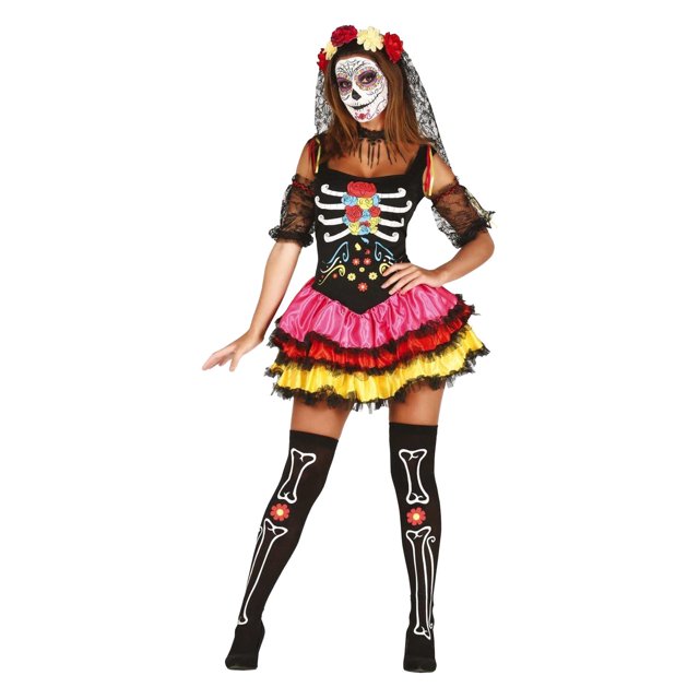Fiestas Guirca Womens Catrina Costume Set