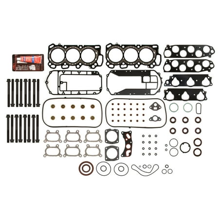 Evergreen FSHB4040-2 Full Gasket Set Head Bolts Fit 06-09 Acura MDX TL Honda Odyssey Pilot J32A J35A