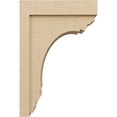 thumbnail image 3 of 8"W x 16"D x 24"H Classic Warren Rough Cedar Woodgrain TimberThane Corbel, Primed Tan, 3 of 6