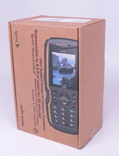 NEW NIB Sonim XP STRIKE - XP3410 Black Yellow SPRINT Cell Phone RUGGED Cam Phone