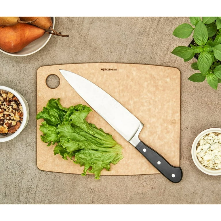 Kitchen Series Cutting Board, 11.5-Inch × 9-Inch, Natural, 11.5