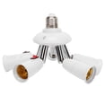 thumbnail image 3 of Portalámparas Ajustable E27 Convertidor Adaptador Base Portalámparas LED (5 Cabezales), 3 of 9