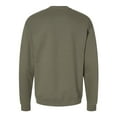 thumbnail image 7 of Hanes Unisex Perfect Crewneck Sweatshirt, Soft Pullover Fleece, Fatigue Green, XL, 7 of 7