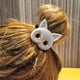 thumbnail image 2 of Gato de dibujos animados Headwear Lazos para el cabello Cuerda para el blanco Zulema Lazos para el cabello de las mujeres, 2 of 6