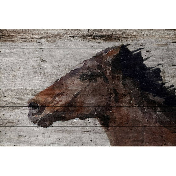 Marmont Hill "Running Wild II" by Irena Orlov Painting Print on White Wood