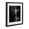 thumbnail image 2 of Stupell Industries Art Deco Giraffe Gaze in Regal Crown Black Framed Print Under Glass, 13 x 13, by Lazar Studio, 2 of 8