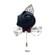 thumbnail image 3 of Advancent Broche elegante y elegante de tela, Pin, declaración de moda con pieza exquisita, ramillete minimalista moderno Kits de decoración para fiestas negro, 3 of 6