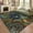Blue, variant on HIWEAVER Green 2′ x 6′ Runner Rug for Kitchen Washable Animal Bedroom Floor Cover Non Slip Indoor Modern Forest Stain Resistant Throw Carpet for Dining Room Decor
