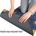 thumbnail image 3 of Blue Sun Moon Cloud Star Pattern Hot Yoga Mat Towel Non Slip for Hot Yoga - Quick-Drying Yoga Mat Cover with 4 Corner Pockets with Travel Bag - Hot Yoga Towel Non Slip 70"x26", 3 of 6