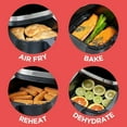 thumbnail image 4 of 4QT Air Fryer, Crispy Deep Fried Taste without the Fat, Plus Bake, Dehydrate, and Keep Food Warm, Digital Touchscreen and Auto Shut-Off, 4 of 5