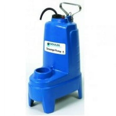 Goulds PS41P1, Model PS4, PS Series, Sewage Pump with Piggyback Float Switch, 4/10 HP, 115 Volts, 1 Phase