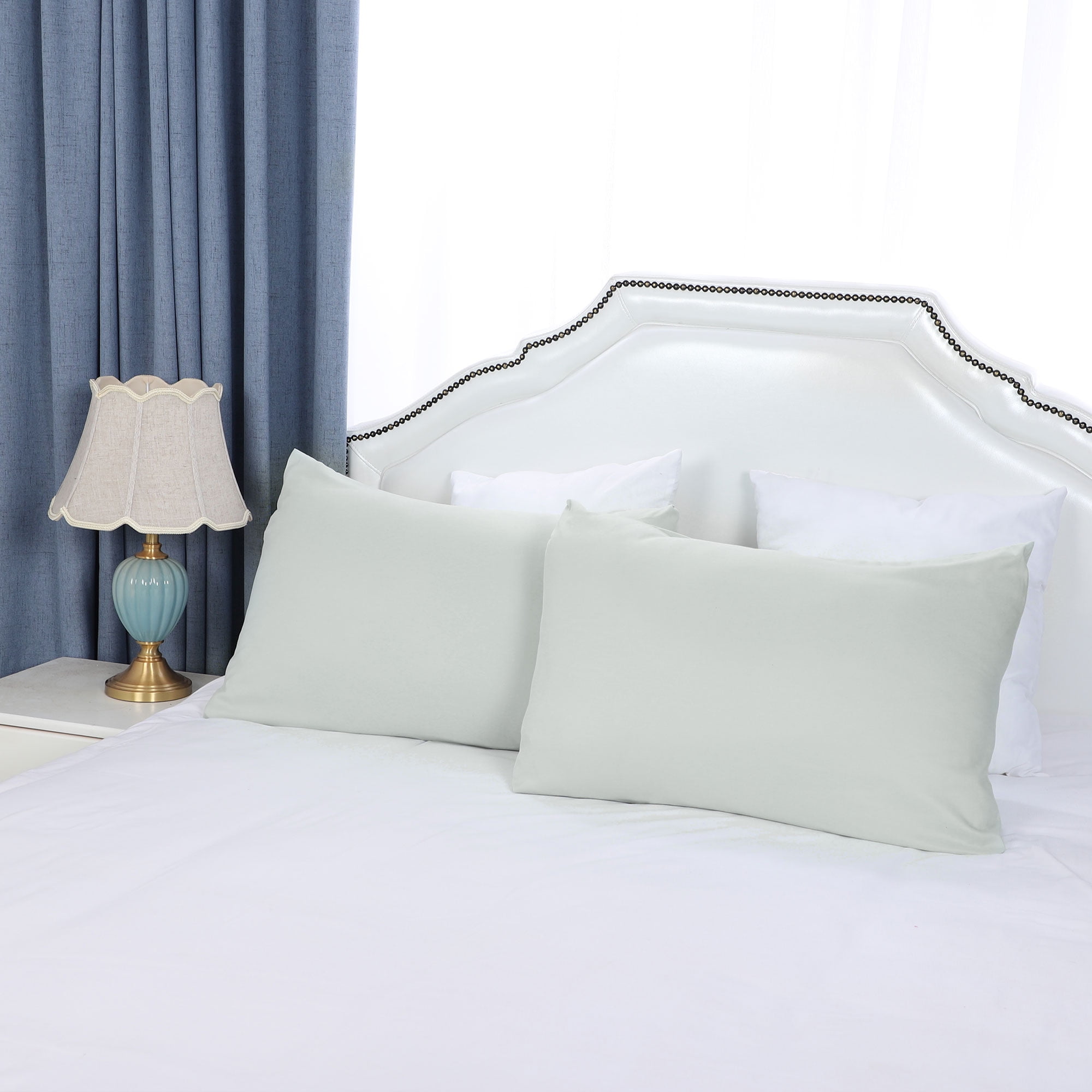 2 Pack Travel Size Pillowcases Soft 1800 Microfiber Pillow Case with