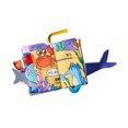 thumbnail image 4 of Libro de tela de educación temprana, juguete suave, juguete educativo, dispositivo BB, libro de tela con cola táctil y sensación para niños, regalos animales marinos, 4 of 8