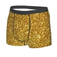 thumbnail image 2 of Kll Gold Glitter Men'S Cotton Boxer Briefs Underwear-Large, 2 of 9