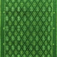 thumbnail image 1 of Ahgly Company Indoor Square Abstract Green Modern Area Rugs, 7' Square, 1 of 4