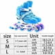 thumbnail image 4 of Zapatos de Patines Sonducket 2 en 1 rodillo ajustable Unisex Azul M, 4 of 6