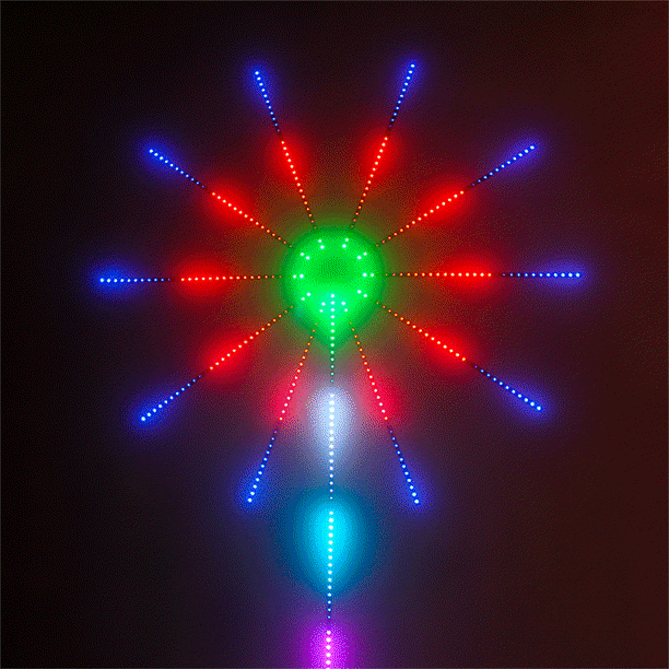 Led Strip Lights Laighter Sound Control Fireworks Light For Festival Light Wave Drum Marquee Strip Light W Remote 19 68in 78 74in Walmart Com Walmart Com