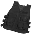 thumbnail image 2 of Chaleco de tiro para niños Tela Oxford 600d Chaleco militar de entrenamiento para guardias de seguridad para niños Chaleco de entrenamiento ajustable para niños al aire libre Negro L, 2 of 5